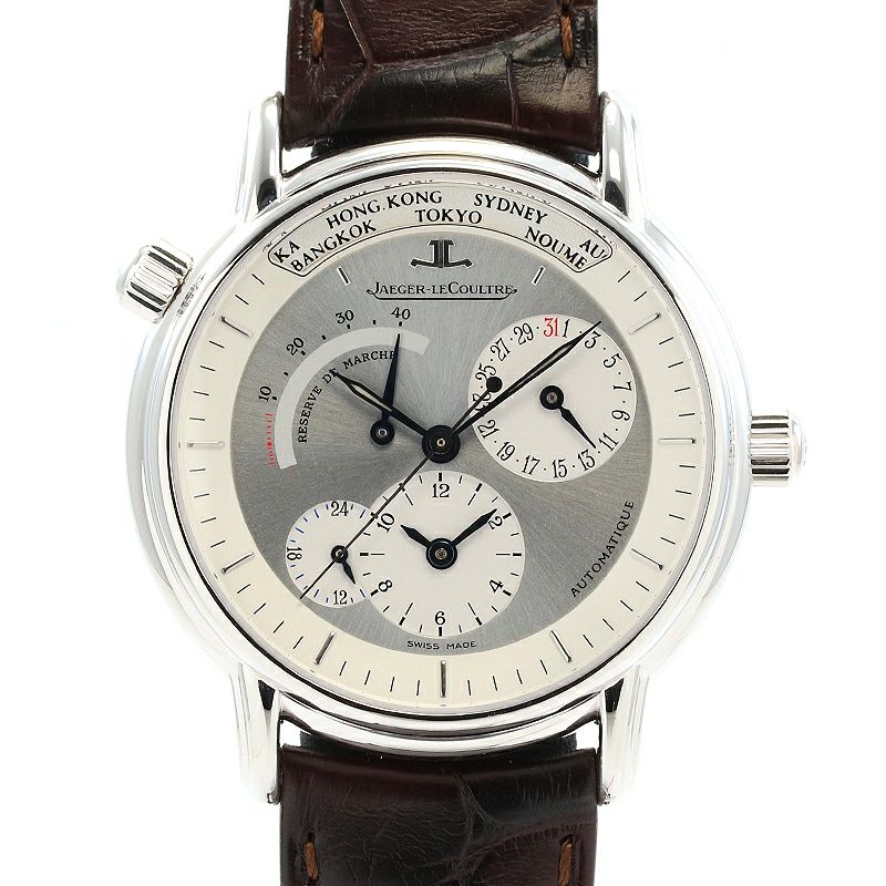 【中古】JAEGER-LECOULTRE GEOGRAPHIC ジャガー・ルクルト ジオグラフィーク QA169601 (169.6.92)