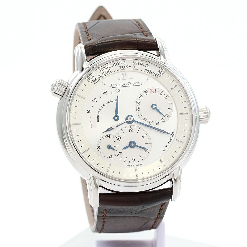 【中古】JAEGER-LECOULTRE GEOGRAPHIC ジャガー・ルクルト ジオグラフィーク QA169601 (169.6.92)