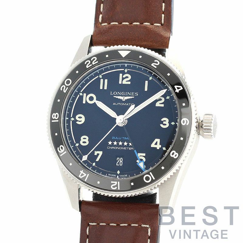 【中古】LONGINES SPIRIT ZULU TIME ロンジン スピリット ズールータイム L3.802.4.53.2