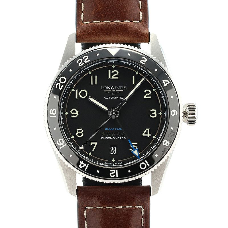 【中古】LONGINES SPIRIT ZULU TIME ロンジン スピリット ズールータイム L3.802.4.53.2