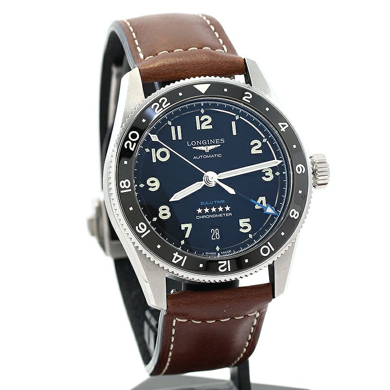【中古】LONGINES SPIRIT ZULU TIME ロンジン スピリット ズールータイム L3.802.4.53.2