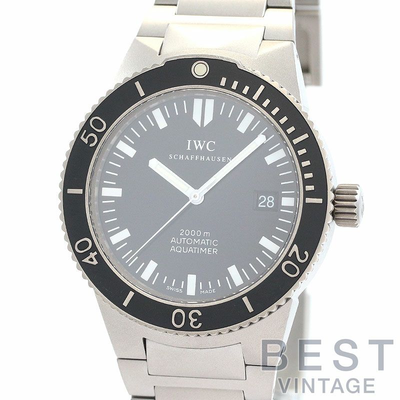 【中古】IWC GST AQUATIMER アイ・ダブリュー・シー GSTアクアタイマー 3536-001(IW353601)