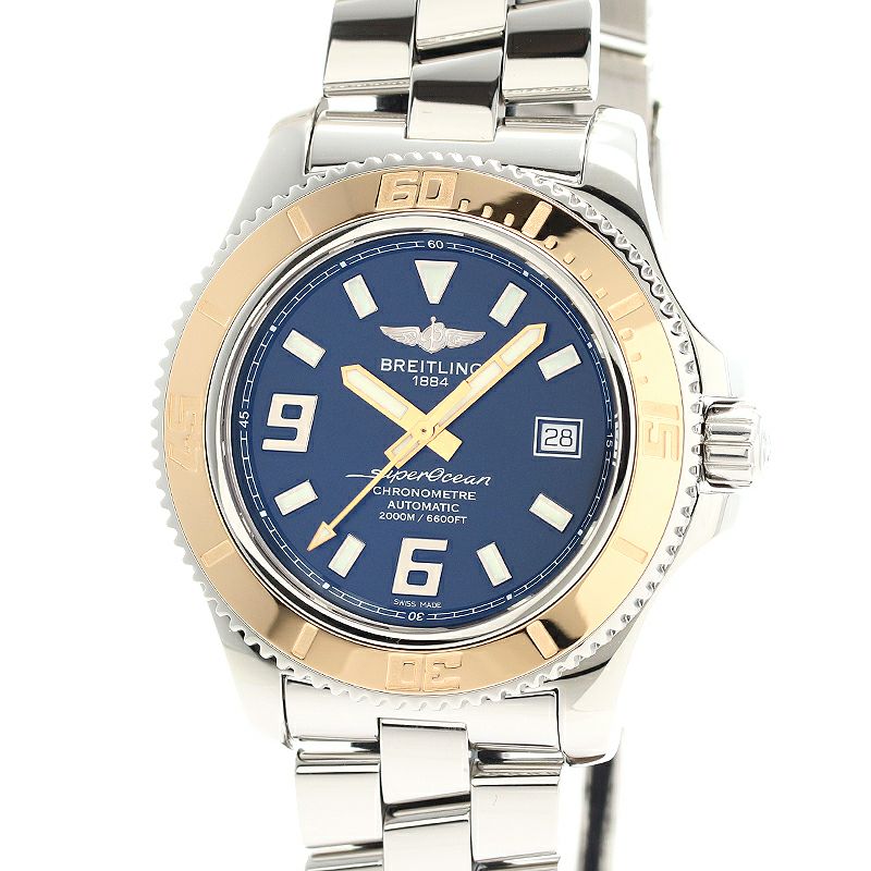 【中古】BREITLING SUPER OCEAN 44 ブライトリング スーパーオーシャン 44 C1739112/BA77/163A(C189B77PRS)