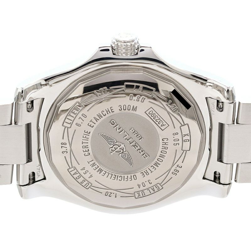 【中古】BREITLING <br>AVENGER II GMT MOTHER OF PEARL JAPAN EDITION <br>ブライトリング <br>アベンジャーII GMT マザーオブパール ジャパンエディション <br>A3239011/A809/170A (A329A-PPSS)