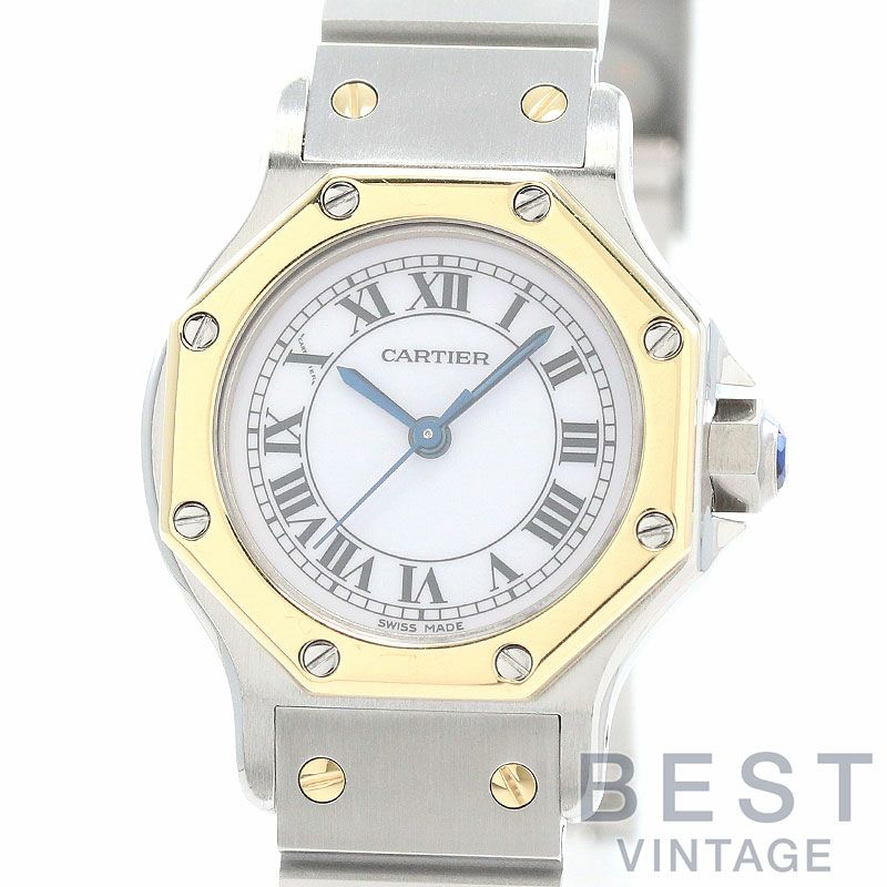 【中古】CARTIER SANTOS RONDE / SANTOS OCTAGON SMALL MODEL カルティエ サントスロンドSM / サントスオクタゴンSM 82037288