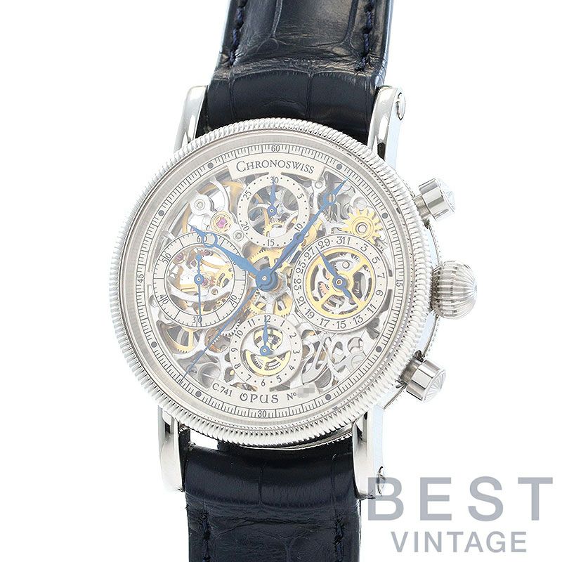 【中古】CHRONOSWISS OPUS CHRONOGRAPH AUTOMATIC SKELETON クロノスイス オーパス クロノグラフ オートマチック スケルトン CH7523