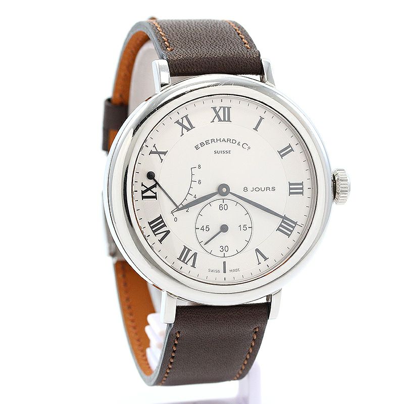 【中古】EBERHARD 8 DAYS GRANDE TAILLE エベラール 8デイズ グランタイユ 21017.2
