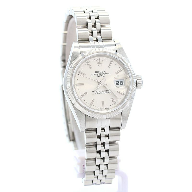 ROLEX OYSTER PERPETUAL DATE  文字盤　レディース 中古】ROLEX OYSTER PERPETUAL DATE LADY 26 ロレックス