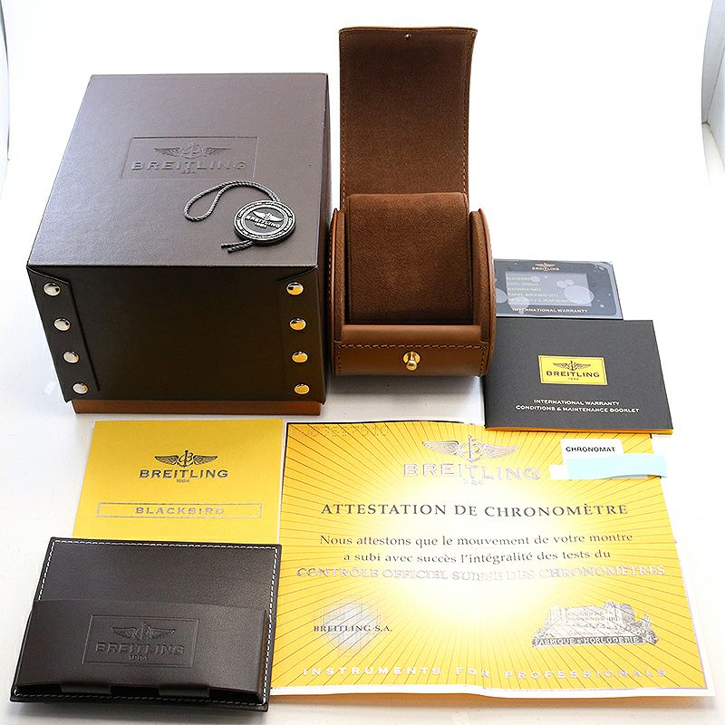 【中古】BREITLING CHRONOMAT BLACKBIRD ブライトリング クロノマット ブラックバード A4435910/B811 (A449B11PAS)