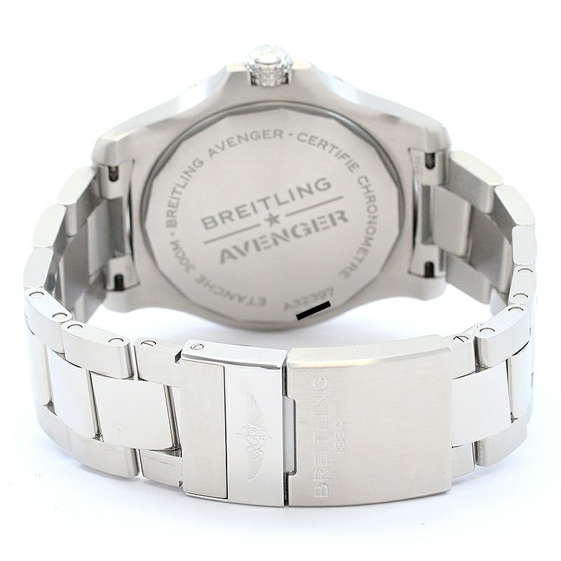 【中古】BREITLING AVENGER AUTOMATIC GMT 43 ブライトリング アベンジャー オートマチック GMT 43 A32397101A1A1