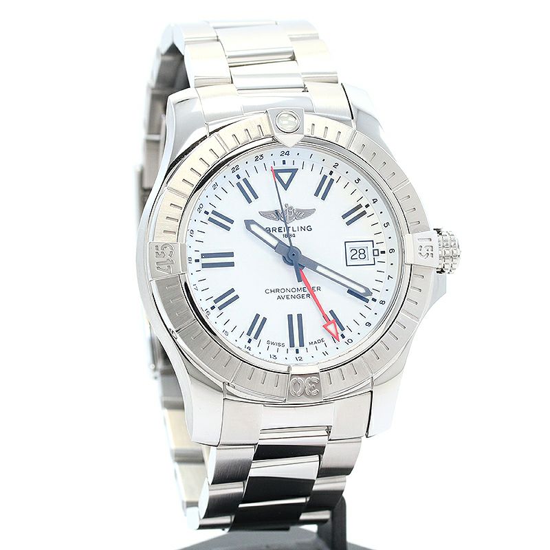 【中古】BREITLING AVENGER AUTOMATIC GMT 43 ブライトリング アベンジャー オートマチック GMT 43 A32397101A1A1
