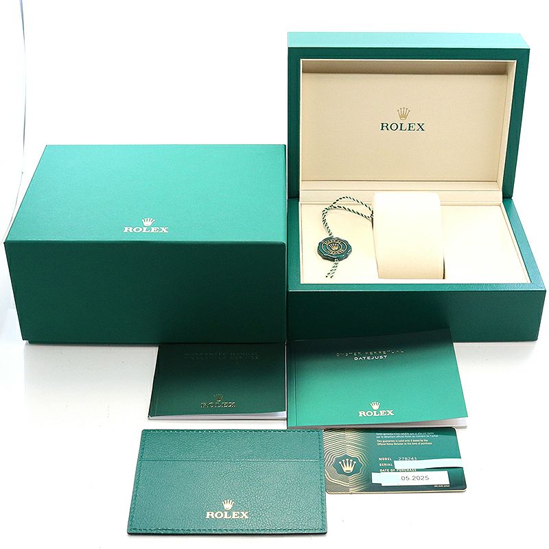 【中古】ROLEX DATEJUST 31 OLIVE GREEN FLORAL MOTIF DIAL ロレックス デイトジャスト 31 オリーブグリーン フローラルモチーフ ダイヤル M278243-0032