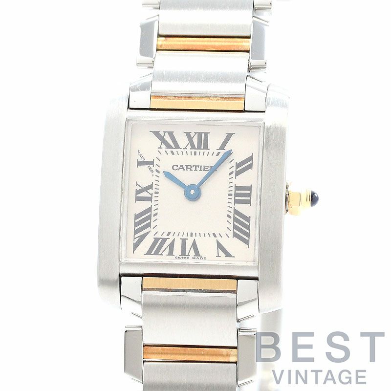 【中古】CARTIER TANK FRANCAISE SMALL MODEL カルティエ タンク フランセーズ SM W51007Q4