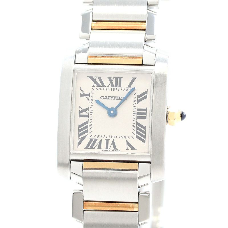 【中古】CARTIER TANK FRANCAISE SMALL MODEL カルティエ タンク フランセーズ SM W51007Q4