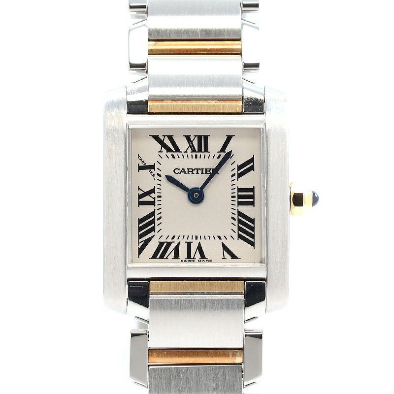 【中古】CARTIER TANK FRANCAISE SMALL MODEL カルティエ タンク フランセーズ SM W51007Q4