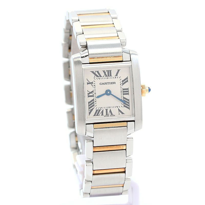 【中古】CARTIER TANK FRANCAISE SMALL MODEL カルティエ タンク フランセーズ SM W51007Q4