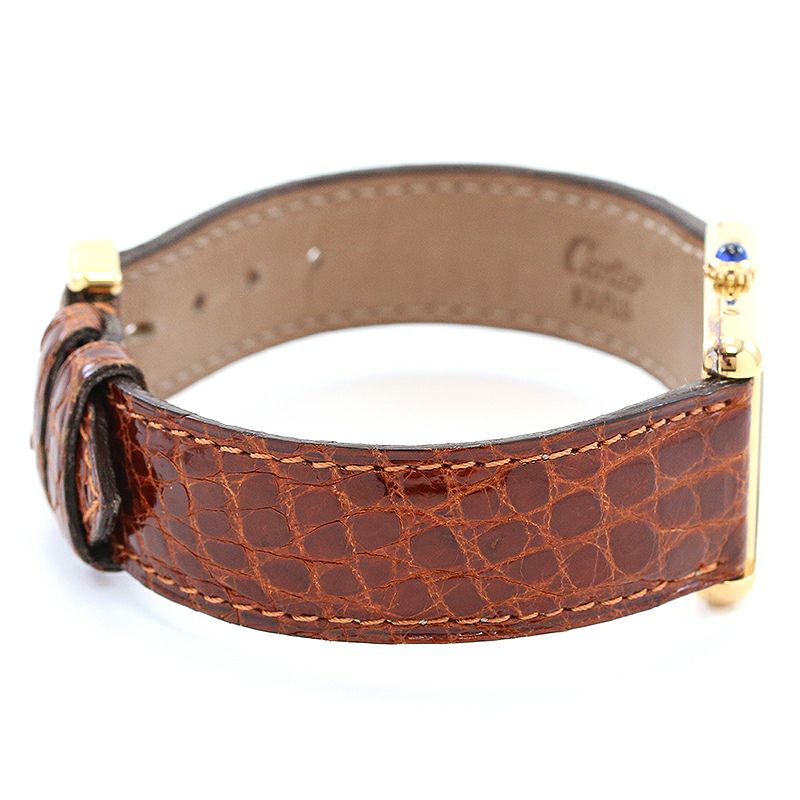 【中古】CARTIER MUST TANK LARGE MODEL VERMEIL カルティエ マストタンクLM ヴェルメイユ W1002753