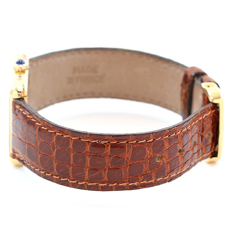 【中古】CARTIER MUST TANK LARGE MODEL VERMEIL カルティエ マストタンクLM ヴェルメイユ W1002753