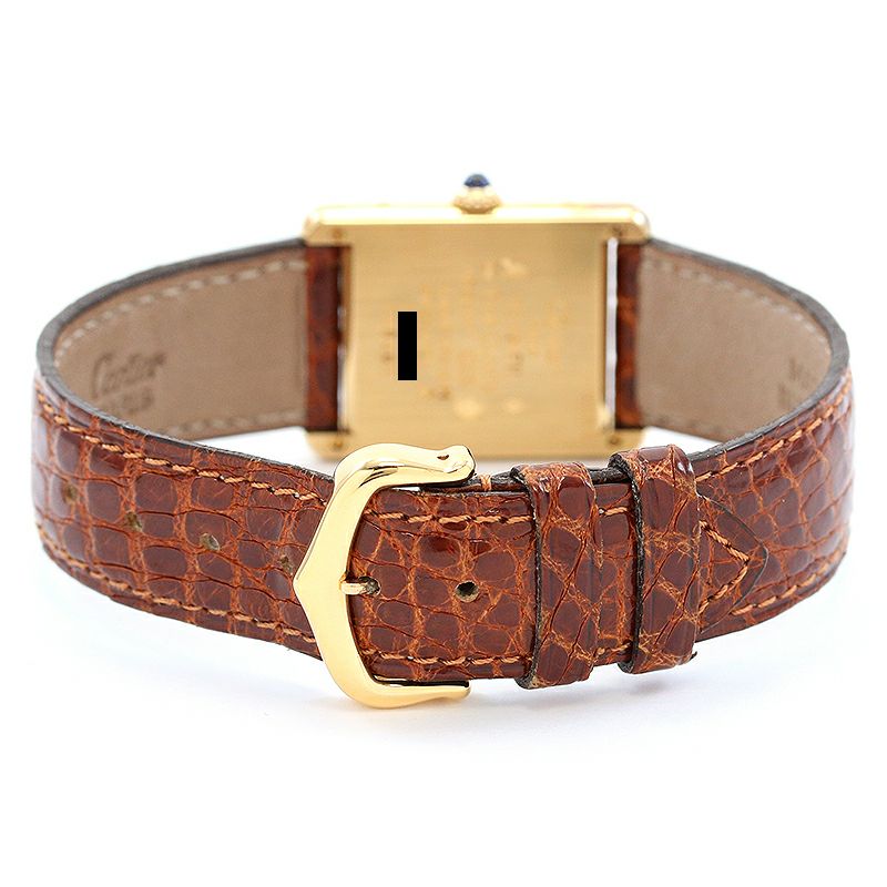 【中古】CARTIER MUST TANK LARGE MODEL VERMEIL カルティエ マストタンクLM ヴェルメイユ W1002753