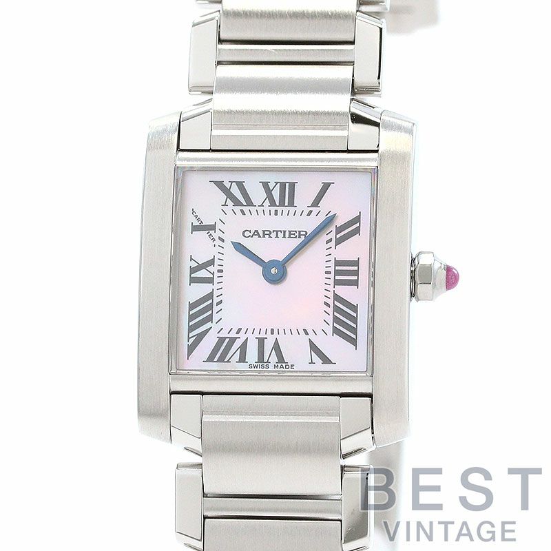 【中古】CARTIER TANK FRANCAISE SMALL MODEL カルティエ タンク フランセーズ SM W51028Q3