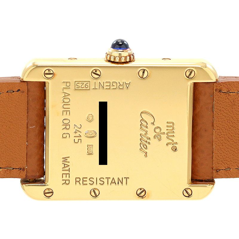 【中古】CARTIER MUST TANK SMALL MODEL VERMEIL カルティエ マストタンク SM ヴェルメイユ W1013654