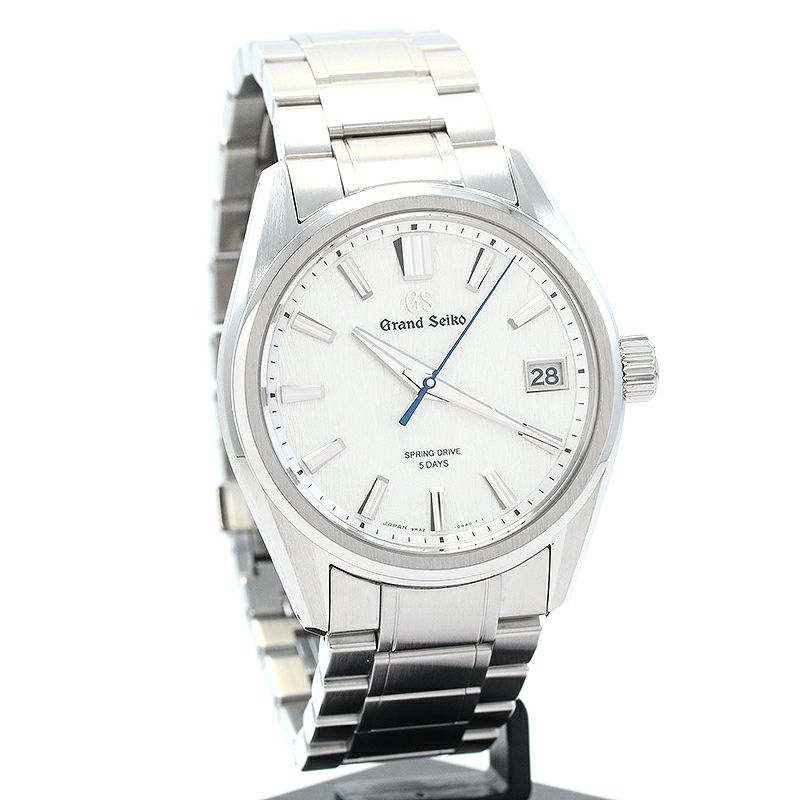 【中古】GRAND SEIKO EVOLUTION 9 COLLECTION 9R SPRING DRIVE WHITE BIRCH グランドセイコー エボリューション9 コレクション 9Rスプリングドライブ 白樺 SLGA009 (9RA2-0AB0)