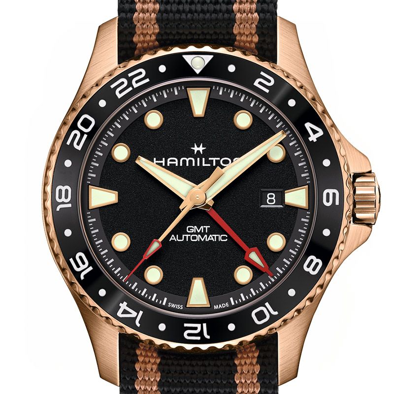 HAMILTON Khaki Navy Scuba Automatic GMT 43mm Bronze