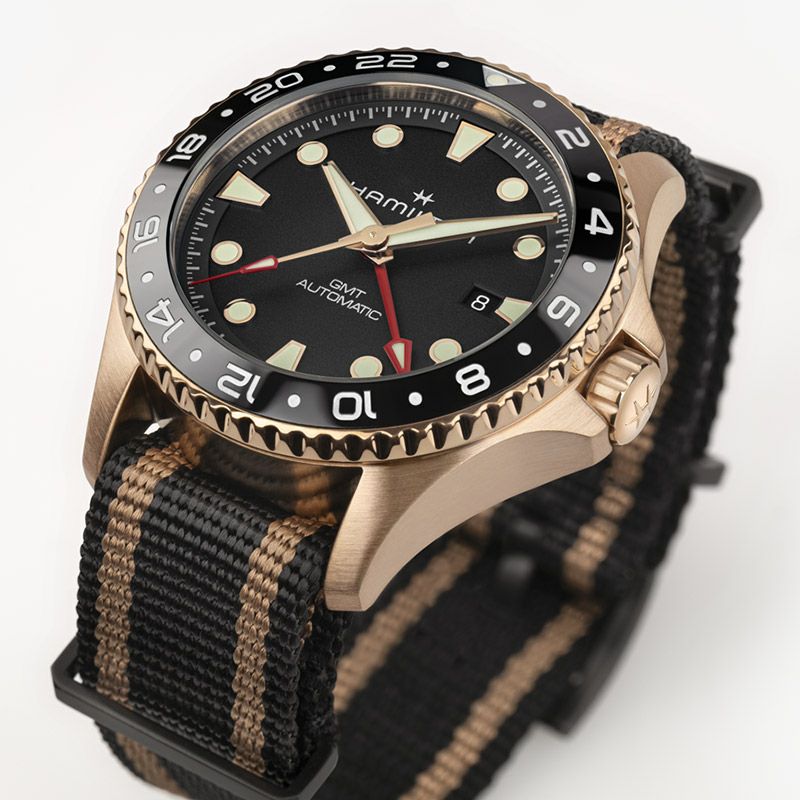 HAMILTON Khaki Navy Scuba Automatic GMT 43mm Bronze