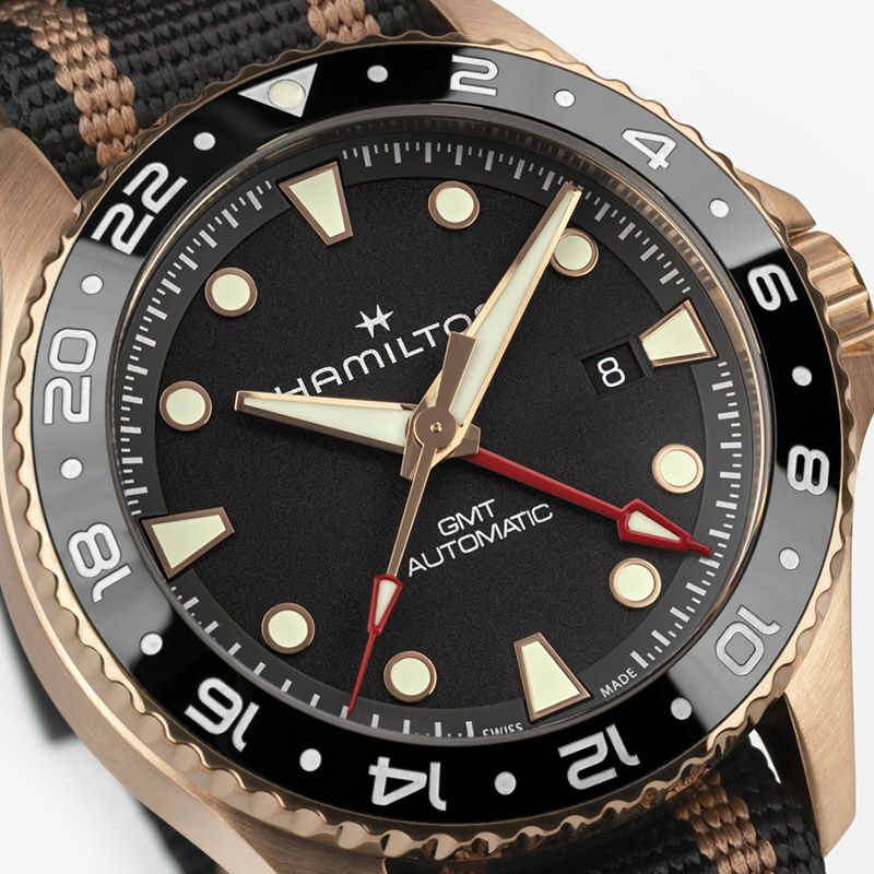 HAMILTON Khaki Navy Scuba Automatic GMT 43mm Bronze ハミルトン カーキ ネイビー スキューバ GMT オート ブロンズ 43mm H82565930