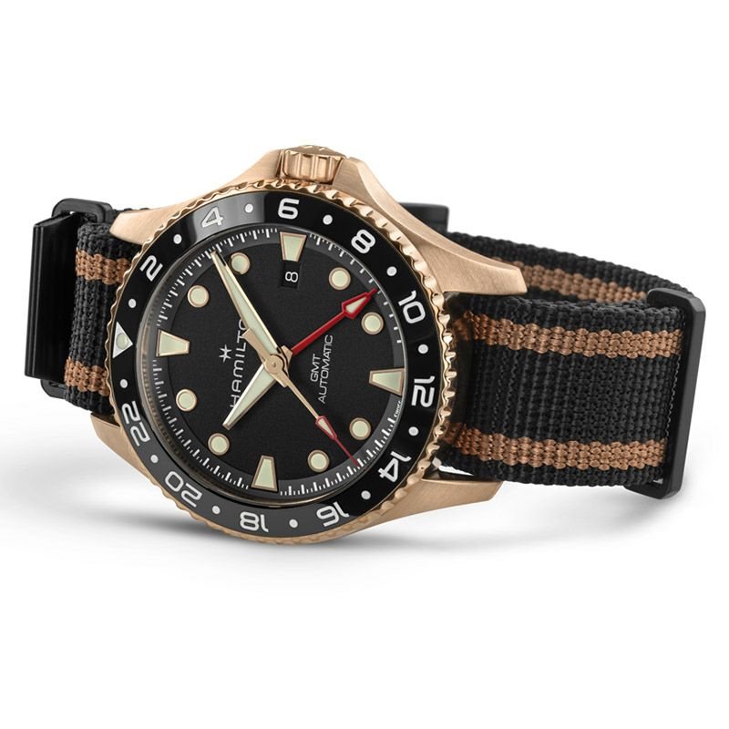 HAMILTON Khaki Navy Scuba Automatic GMT 43mm Bronze
