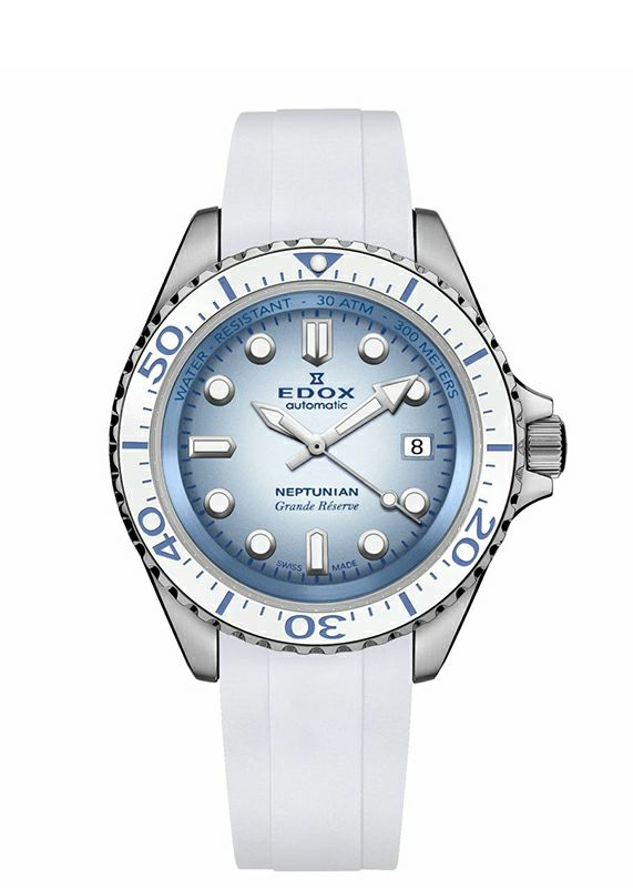 EDOX NEPTUNIAN GRANDE RESERVE DATE AUTOMATIC エドックス ネプチュニアン グランデ リザーブ デイト オートマティック 80801-3BBUCA-BUCDN