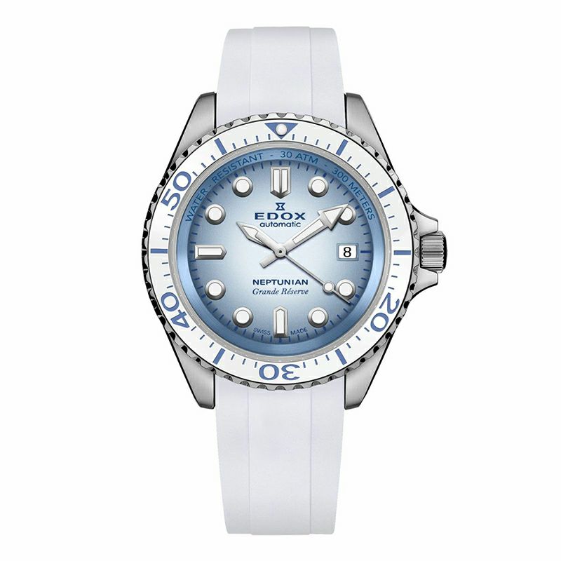 EDOX NEPTUNIAN GRANDE RESERVE DATE AUTOMATIC エドックス ネプチュニアン グランデ リザーブ デイト オートマティック 80801-3BBUCA-BUCDN