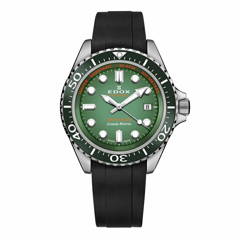 EDOX NEPTUNIAN GRANDE RESERVE DATE AUTOMATIC エドックス ネプチュニアン グランデ リザーブ デイト オートマティック 80801-3VCA-VDN