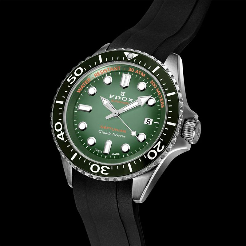 EDOX NEPTUNIAN GRANDE RESERVE DATE AUTOMATIC エドックス ネプチュニアン グランデ リザーブ デイト オートマティック 80801-3VCA-VDN