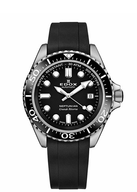 EDOX NEPTUNIAN GRANDE RESERVE DATE AUTOMATIC エドックス ネプチュニアン グランデ リザーブ デイト オートマティック 80801-3NCA-NIN