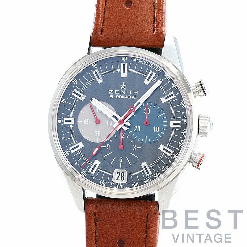 【中古】ZENITH EL PRIMERO 36,000 VpH CLASSIC CARS ゼニス エル・プリメロ 36,000VpH クラシック カーズ 03.2046.400/25.C771