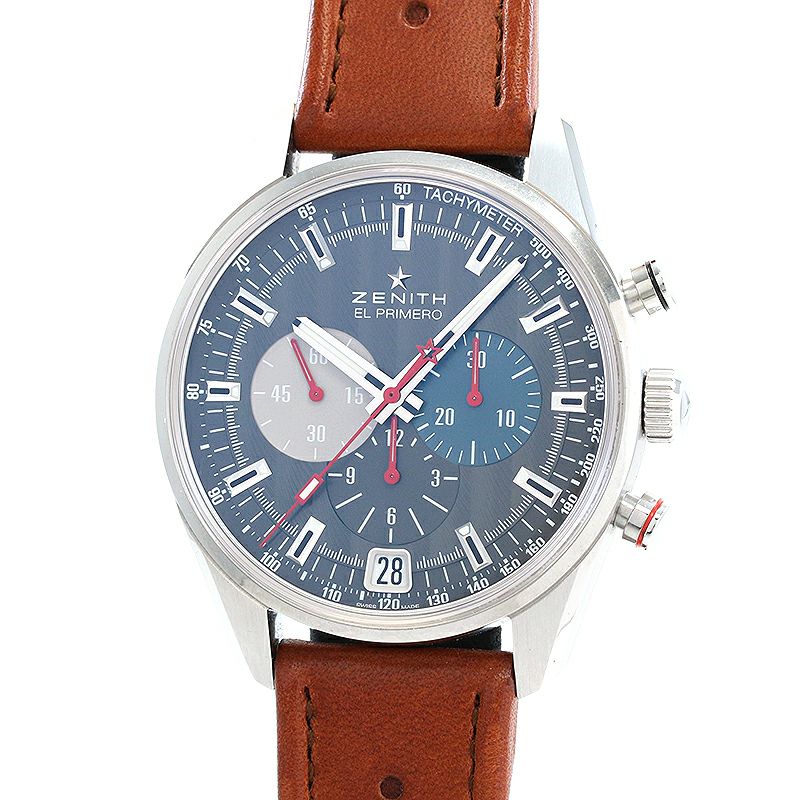【中古】ZENITH EL PRIMERO 36,000 VpH CLASSIC CARS ゼニス エル・プリメロ 36,000VpH クラシック カーズ 03.2046.400/25.C771