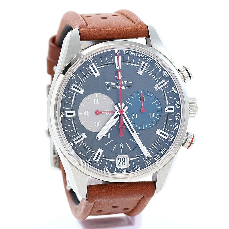 【中古】ZENITH EL PRIMERO 36,000 VpH CLASSIC CARS ゼニス エル・プリメロ 36,000VpH クラシック カーズ 03.2046.400/25.C771