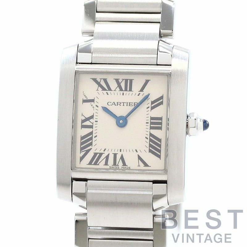 【中古】CARTIER TANK FRANCAISE SMALL MODEL カルティエ タンク フランセーズ SM W51008Q3