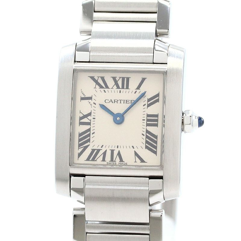 【中古】CARTIER TANK FRANCAISE SMALL MODEL カルティエ タンク フランセーズ SM W51008Q3