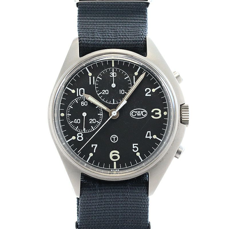 【中古】CWC MILITARY CHRONOGRAPH BRITISH MILITARY SPECIFICATIONS カボット・ウォッチ・カンパニー ミリタリークロノグラフ イギリス軍仕様 6645-99 / 924-3306