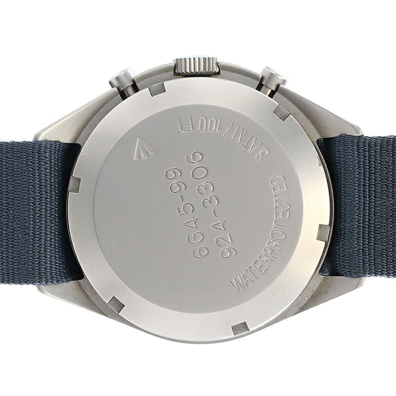 【中古】CWC MILITARY CHRONOGRAPH BRITISH MILITARY SPECIFICATIONS カボット・ウォッチ・カンパニー ミリタリークロノグラフ イギリス軍仕様 6645-99 / 924-3306