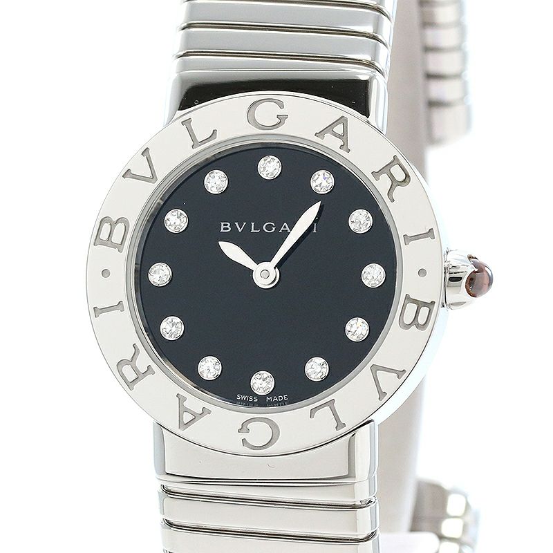 【中古】BVLGARI BVLGARI BVLGARI TUBOGAS S SIZE BANGLE ブルガリ ブルガリ・ブルガリ トゥボガス Sサイズバングル 102223 (BBL262TBSS/12.S / BBL26STS)