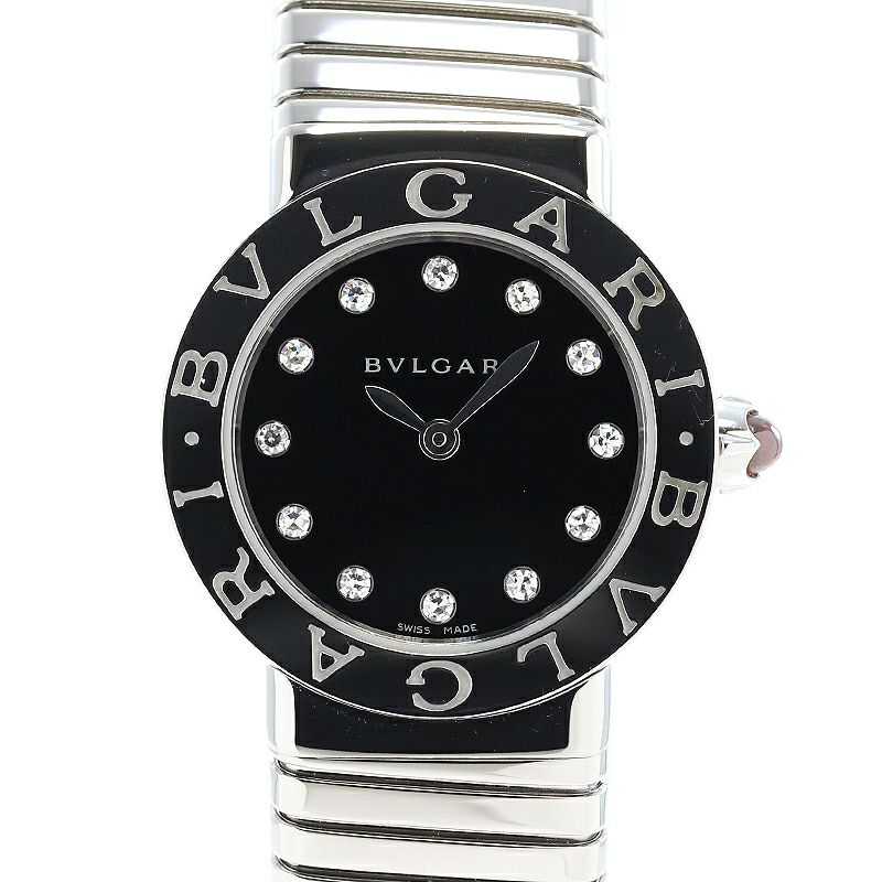 【中古】BVLGARI BVLGARI BVLGARI TUBOGAS S SIZE BANGLE ブルガリ ブルガリ・ブルガリ トゥボガス Sサイズバングル 102223 (BBL262TBSS/12.S / BBL26STS)