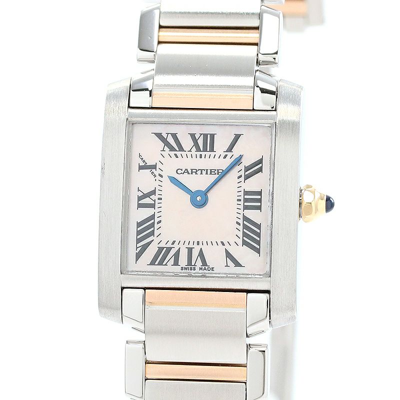 【中古】CARTIER TANK FRANCAISE SMALL MODEL カルティエ タンク フランセーズ SM W51027Q4