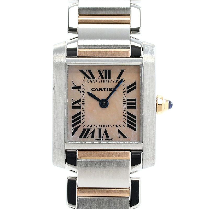 【中古】CARTIER TANK FRANCAISE SMALL MODEL カルティエ タンク フランセーズ SM W51027Q4
