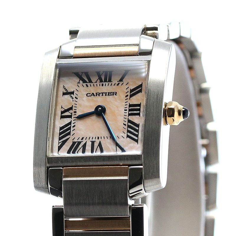 【中古】CARTIER TANK FRANCAISE SMALL MODEL カルティエ タンク フランセーズ SM W51027Q4