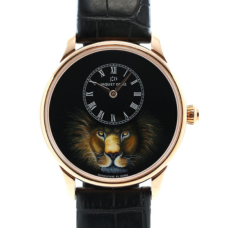 【中古】JAQUET DROZ PETITE HEURE MINUTE LION ジャケ・ドロー プティ・ウール ミニット ライオン J005033321