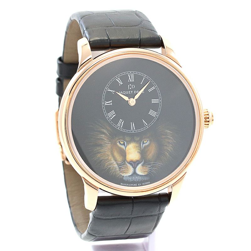 中古】JAQUET DROZ PETITE HEURE MINUTE LION ジャケ・ドロー プティ