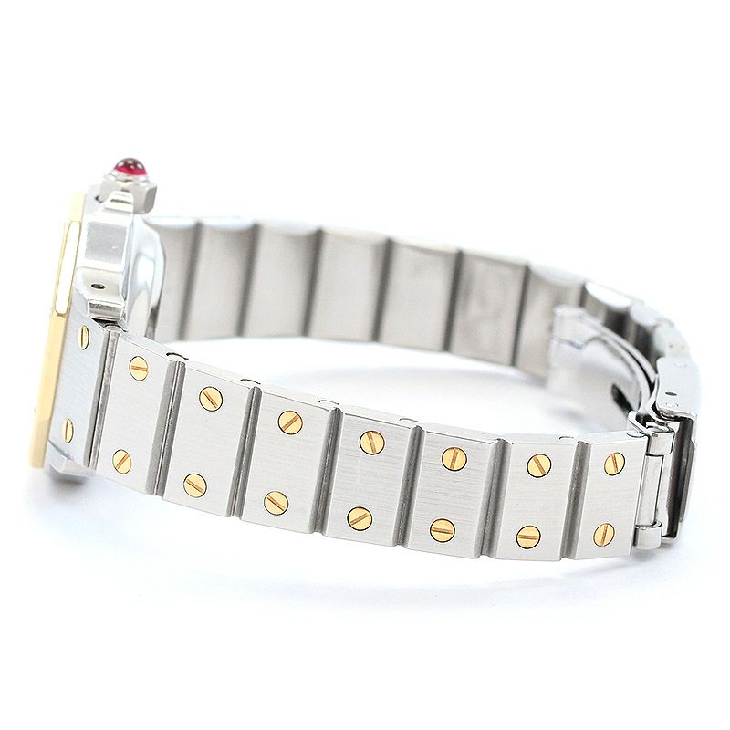 中古】CARTIER SANTOS RONDE / SANTOS OCTAGON SMALL MODEL BORDEAUX